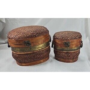 Woven Wicker Baskets-Home Decor